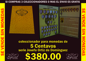 COLECCIONADOR PARA MONEDAS DE 5 CENTAVOS