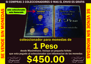 Monedas de 1 peso