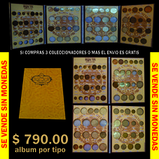 COLECCIONADOR PARA MONEDAS DE SIGLO XX